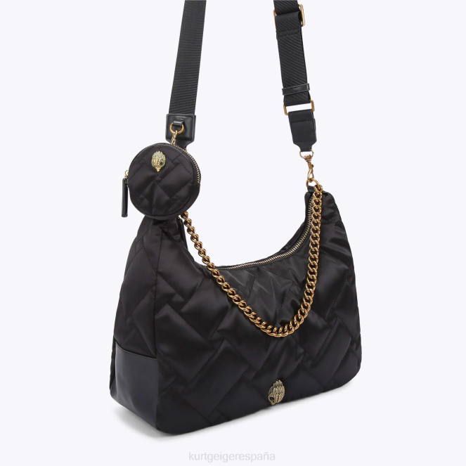 Kurt Geiger mujer vagabundo grande reciclado londres 2LPR281 | bolsas negro